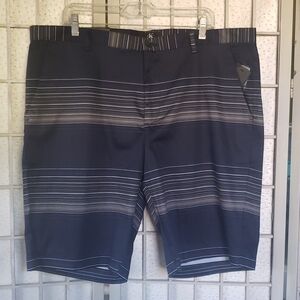 Calvin Klein nwt striped mens casual shorts 40